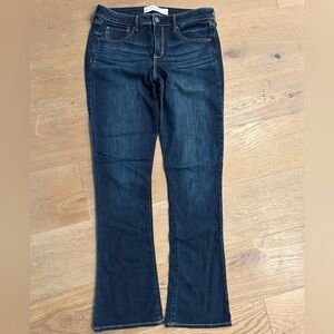 A & F flare/boot cut dark wash jeans